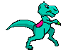 Animated T-rex
